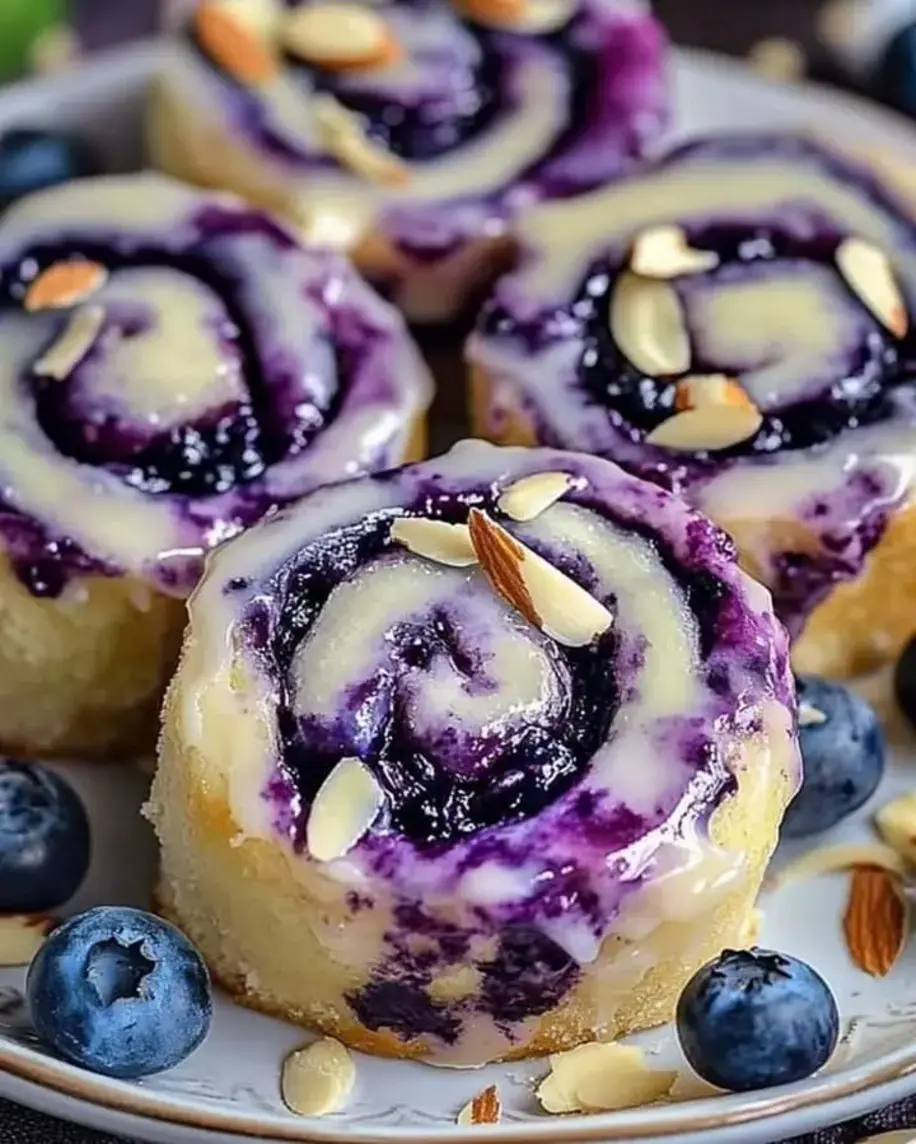 Blueberry Cheesecake Heaven Rolls