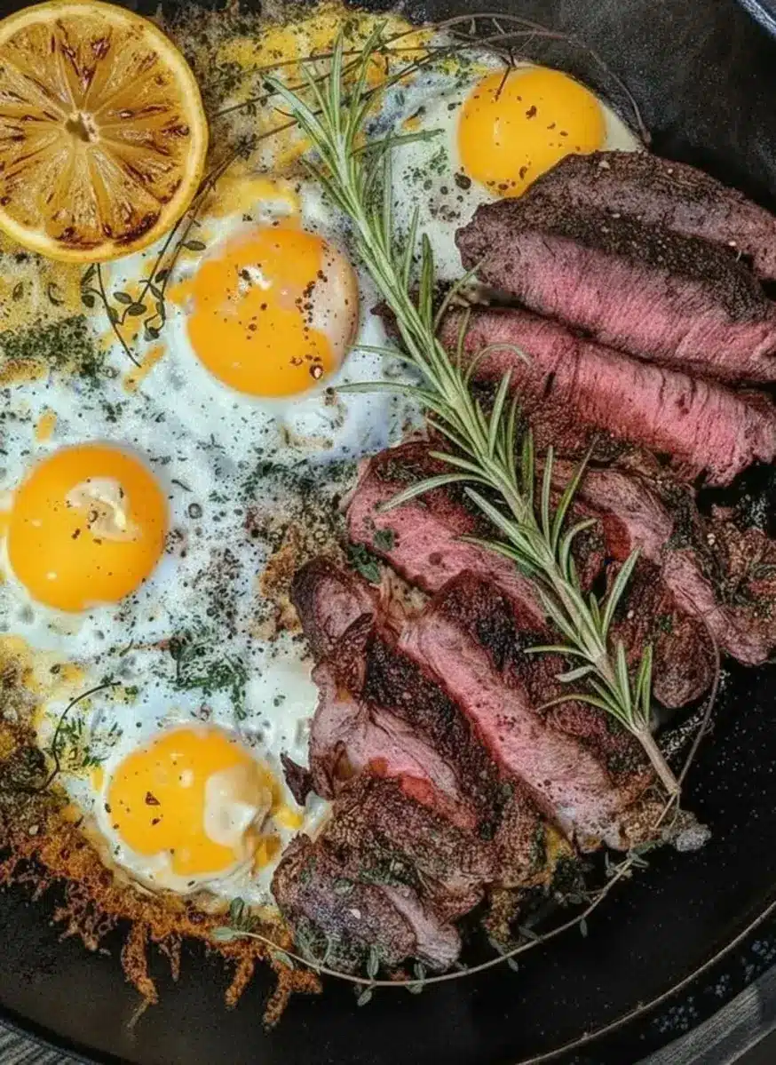 Steak Eggs Perfection