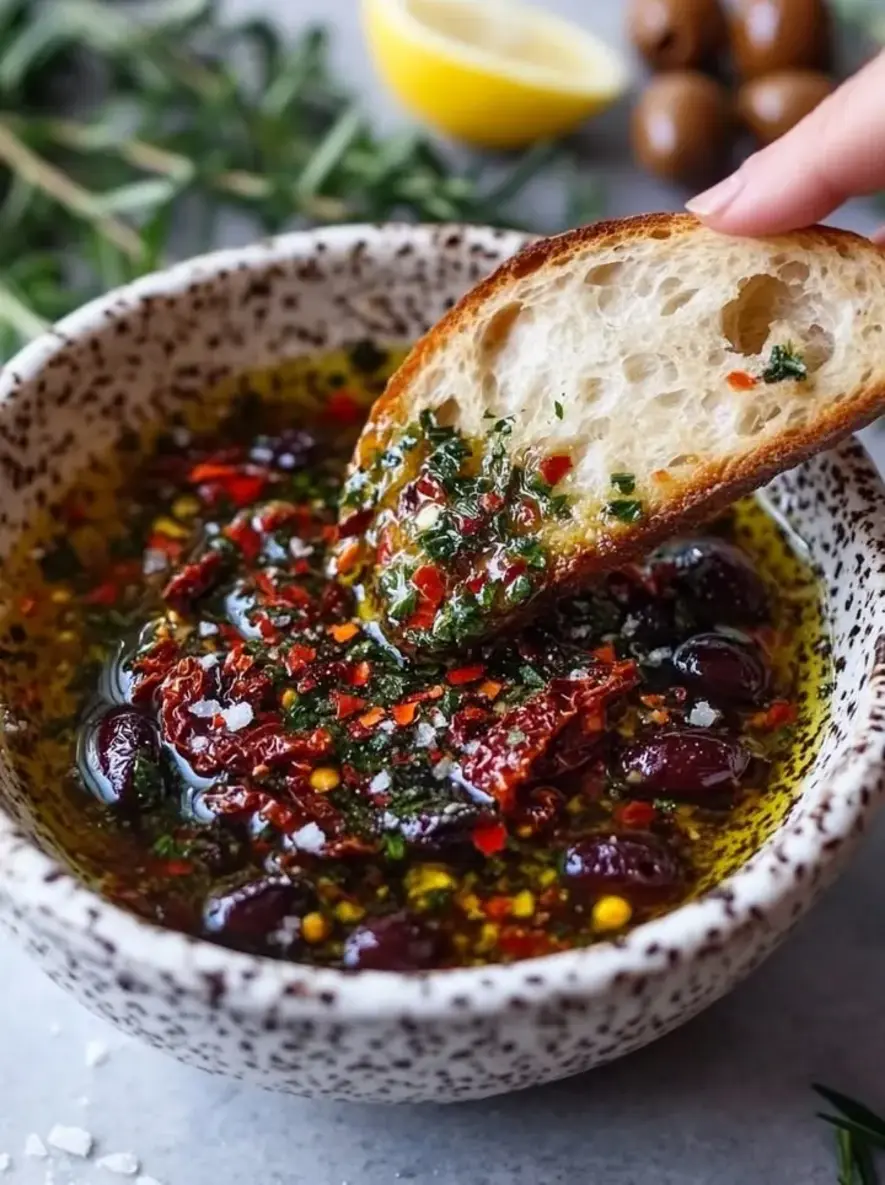 Herbed Mediterranean Olive Oil Dip