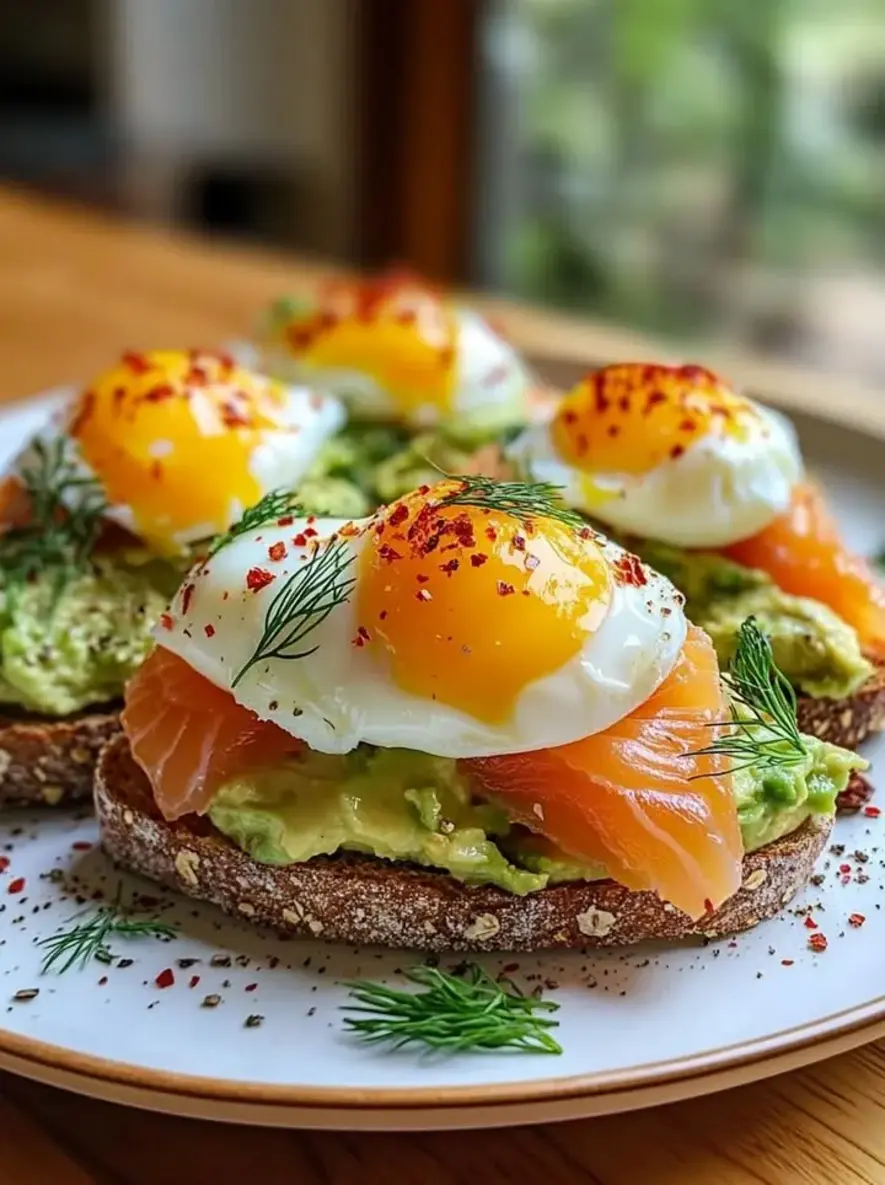 Avocado Toast with Poached Egg and Smoked Salmon