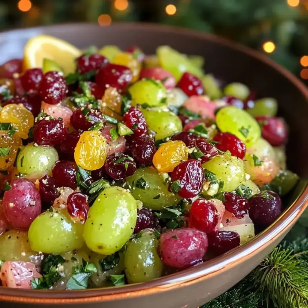 Christmas Simple Grape Salad