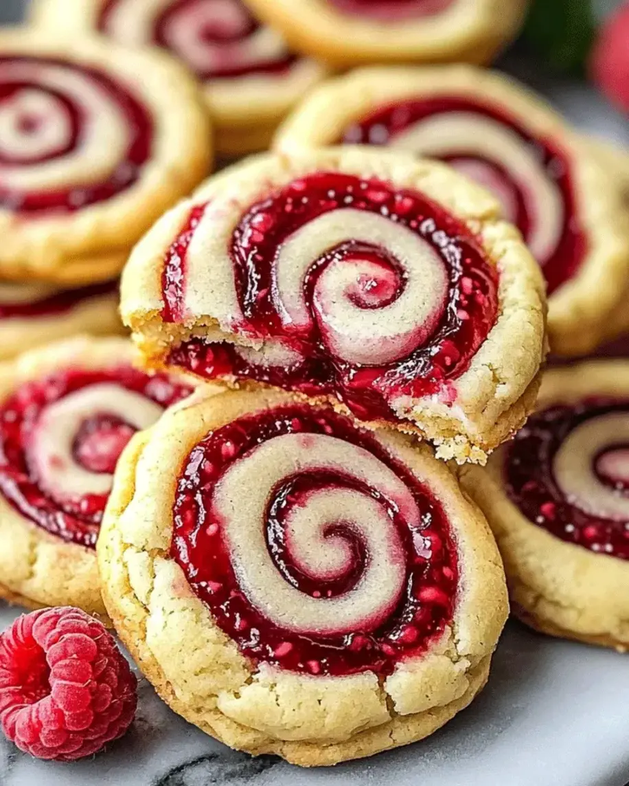 Easy Raspberry Swirl Shortbread Cookies Perfect Dessert Recipe for Parties