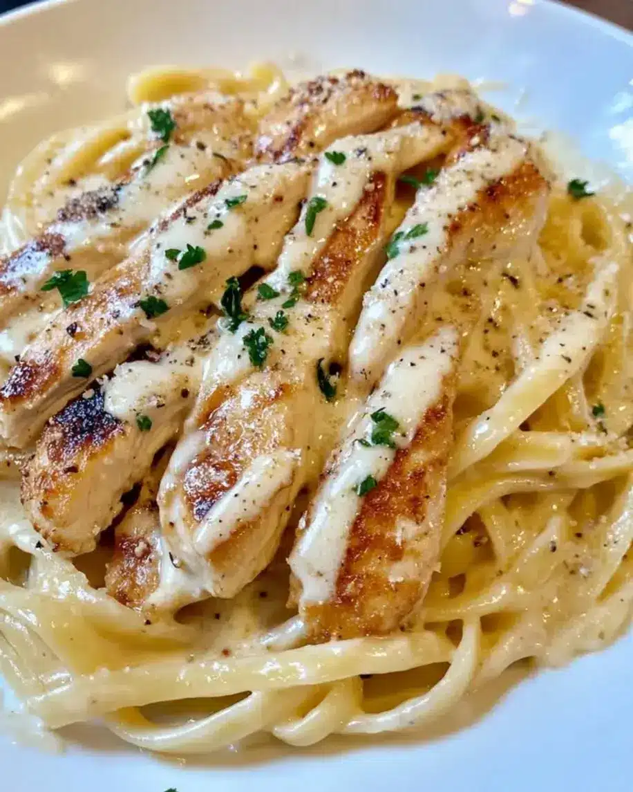 Chicken Alfredo Pasta Linguine