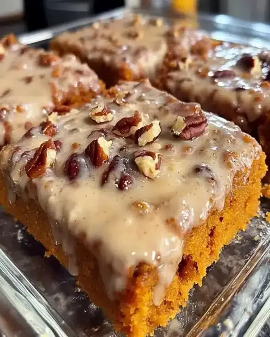 Sweet Potato Honeybun Cake with Pecans Recipe