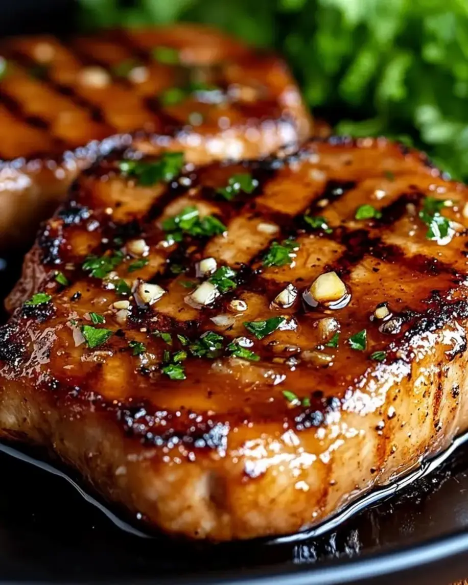 Worlds Best Honey Garlic Pork Chops