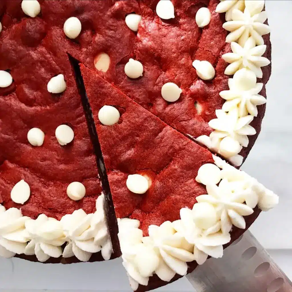 Red Velvet Cookie Cake