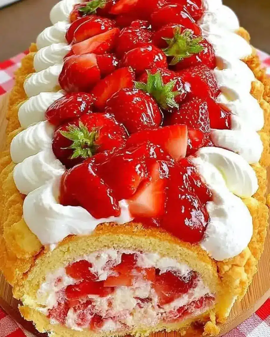 Homemade Strawberry Cheesecake Creamy dreamy cheesecake piled high with fresh strawberries Save this for your next family dessert night