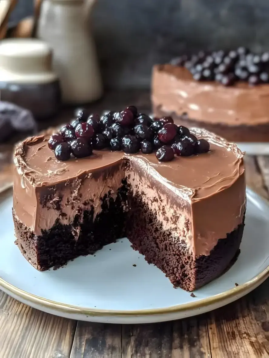 Epic Chocolate Cassis Cake Delight