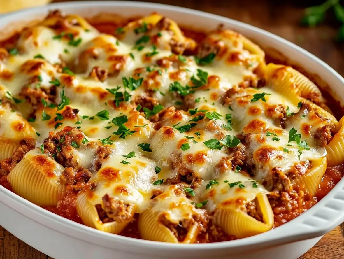 Ground Beef Stuffed Shells Perfect for Family Dinners