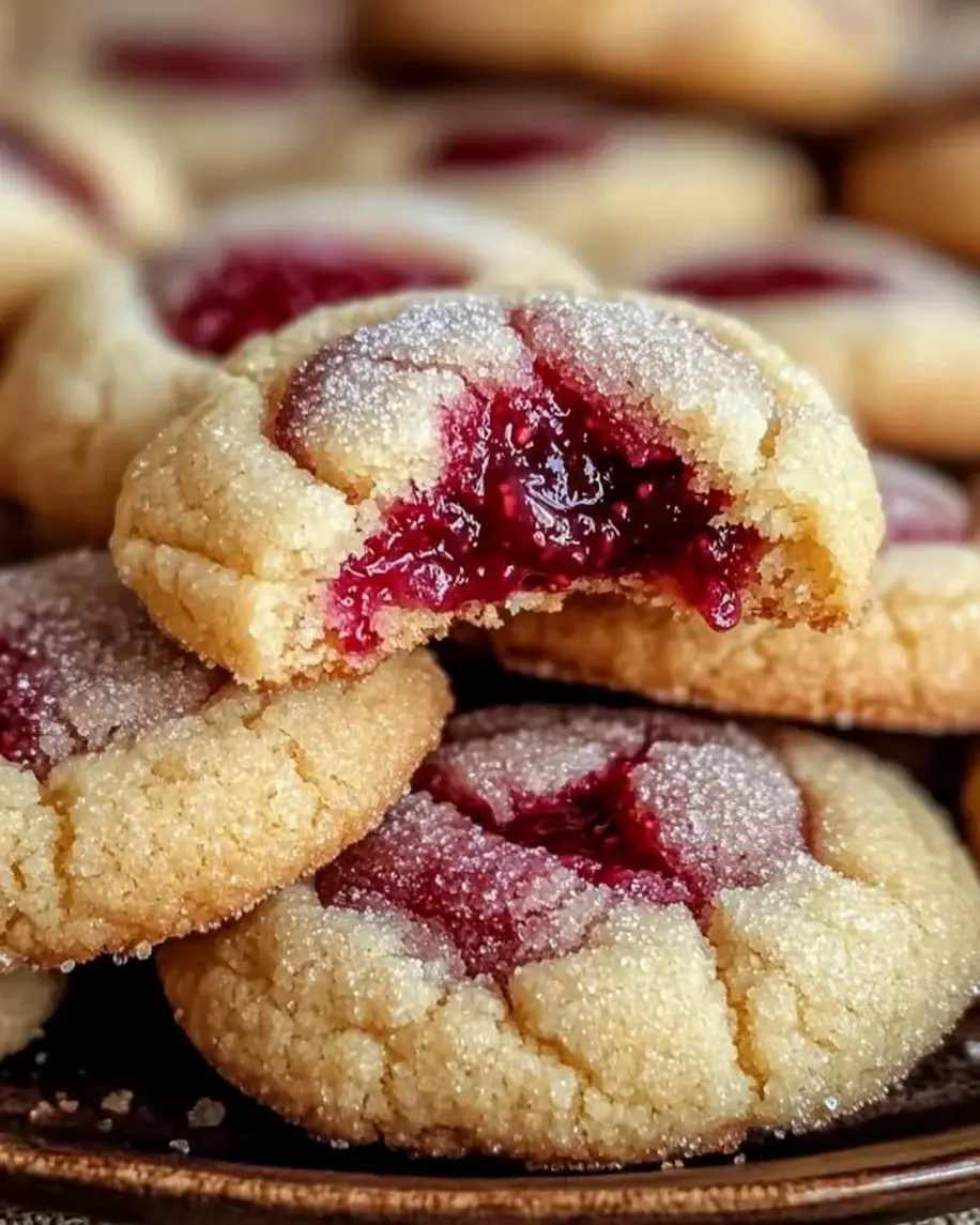 Soft Chewy Raspberry Sugar Cookies