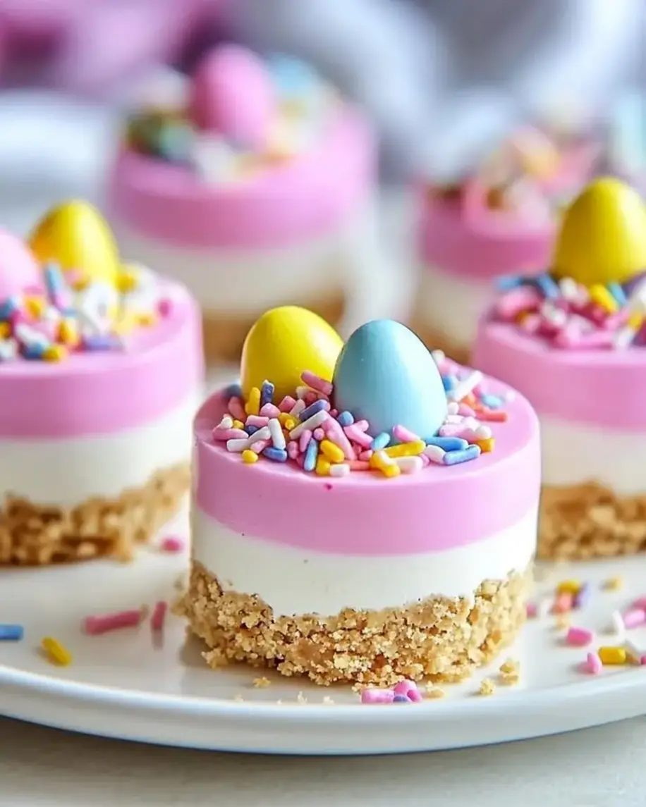Easter Mini Cheesecakes