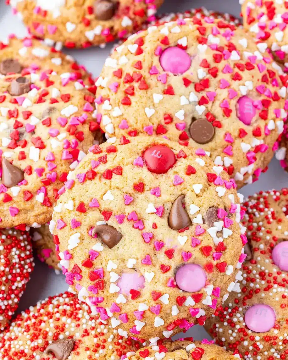MM Valentine Cookies