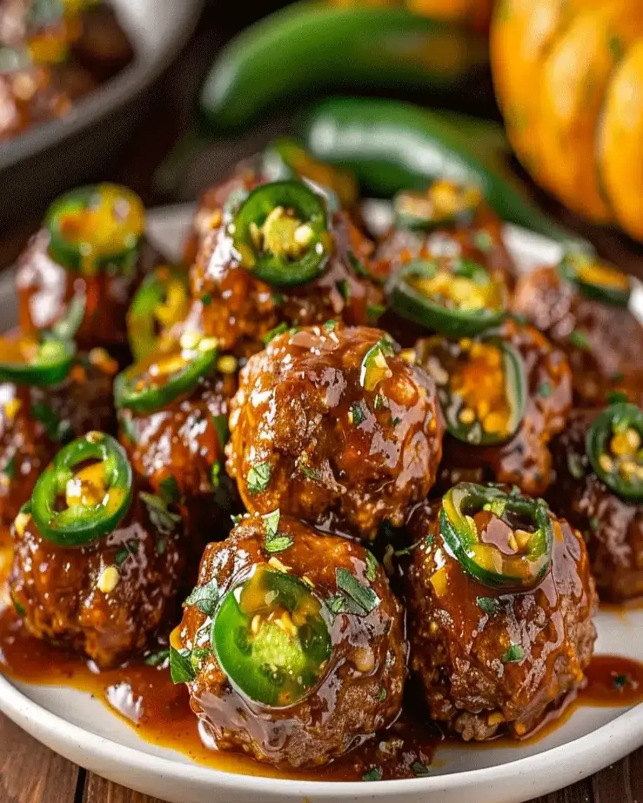 Spicy Pumpkin BBQ Meatballs with a Jalapeo Kick A Flavor Explosion