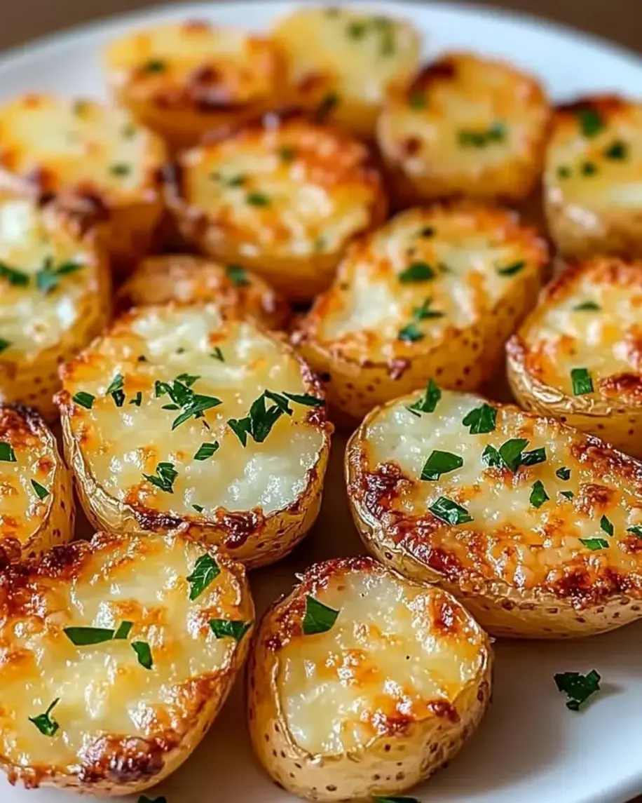 Crispy Garlic Parmesan Potatoes