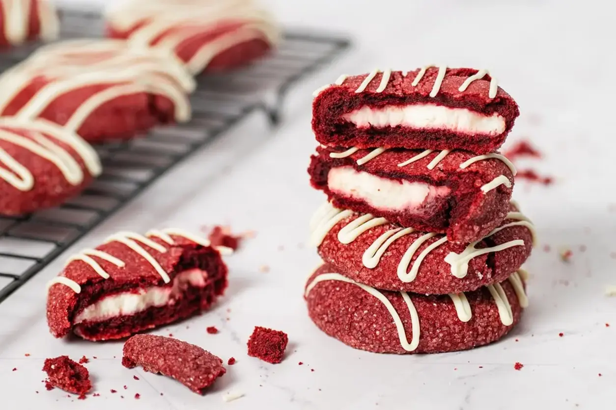 EASY Red Velvet Cookies