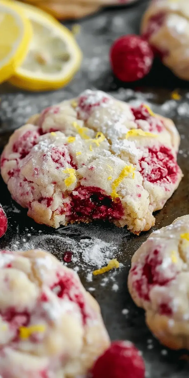 Lemon Raspberry Cookies 35 Minutes