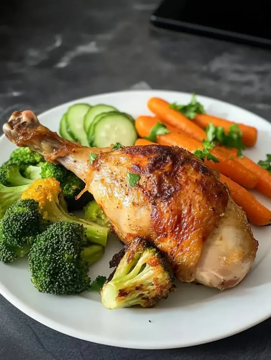 Roasted Chicken with Steamed Vegetables