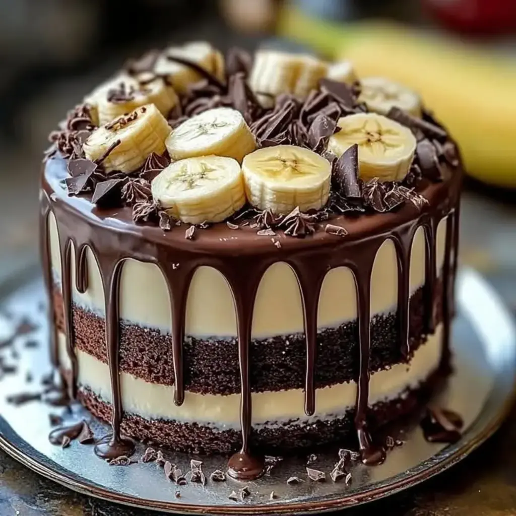 Decadent Choco Banana Milk Cake Recipe