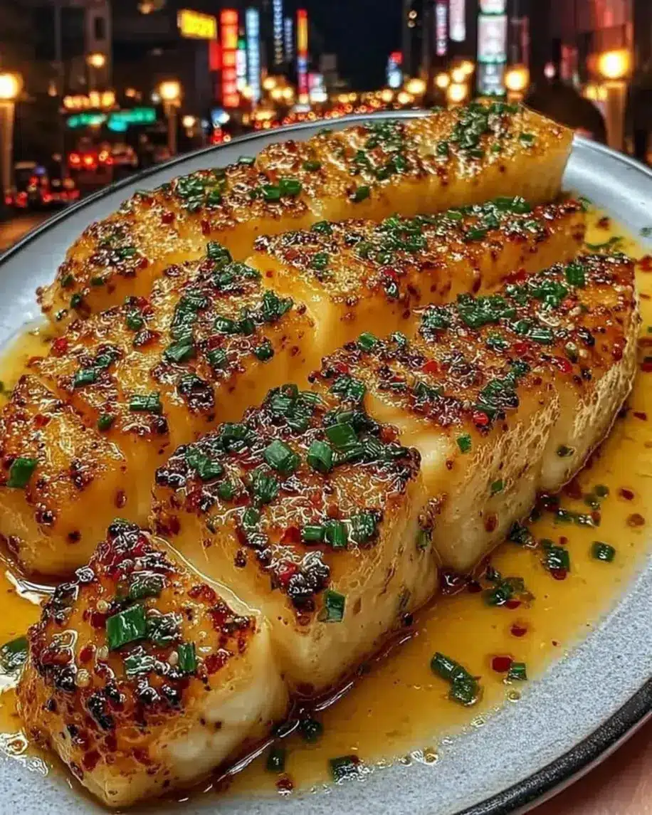 Garlic Butter Cod Strips with Sweet Chili Lime Sauce