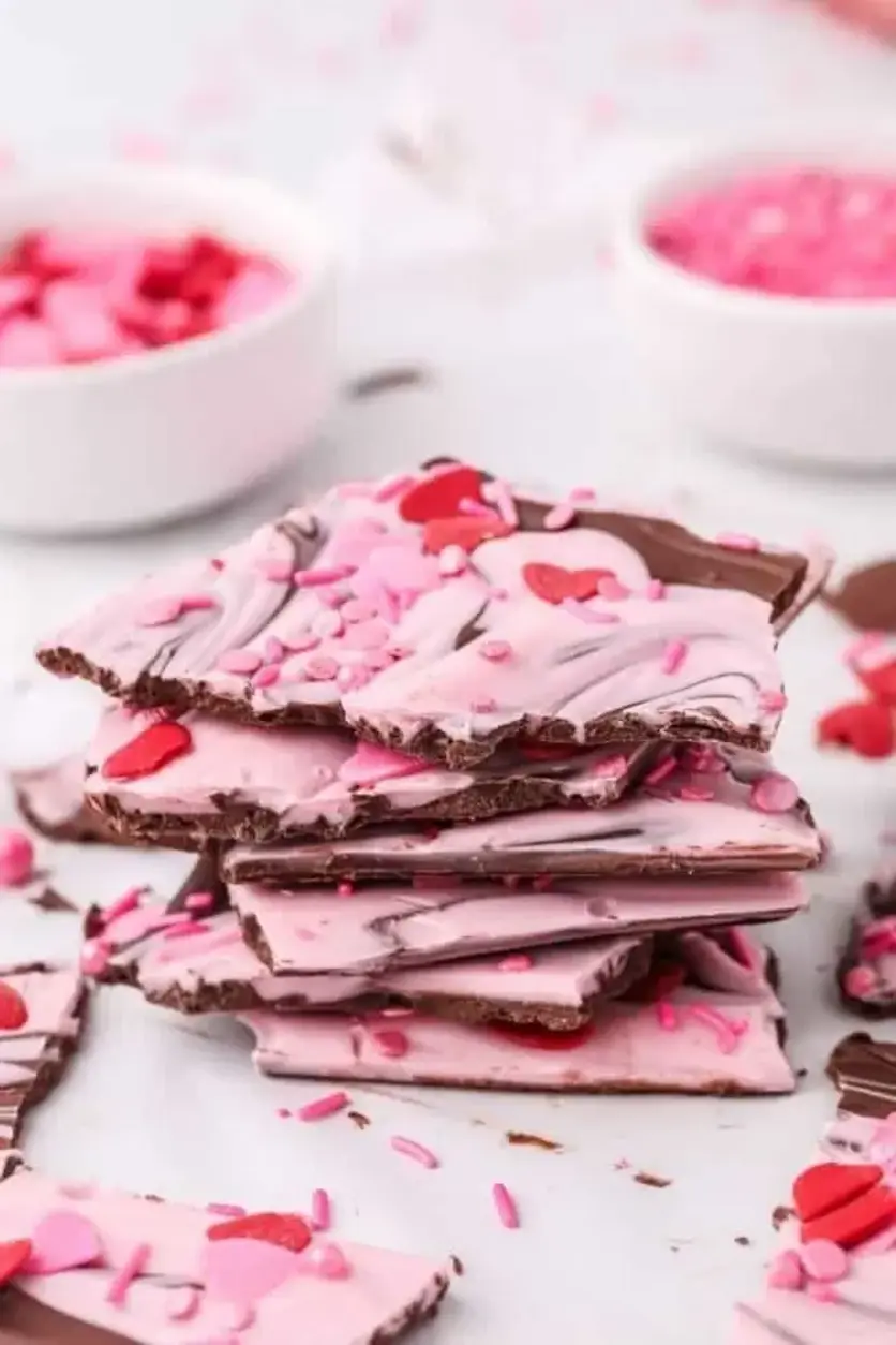 Valentines Day Chocolate Bark
