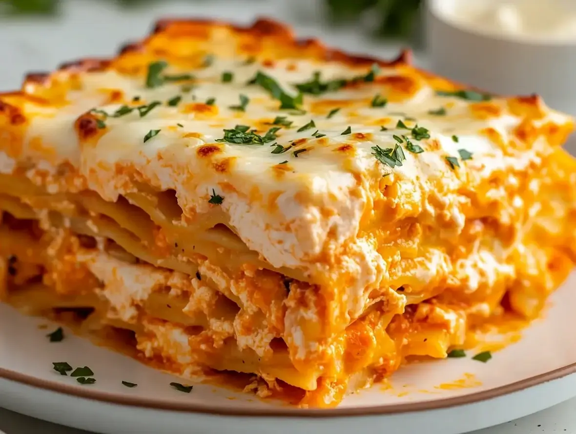 Buffalo Chicken Lasagna The Perfect Cheesy Dinner Recipe
