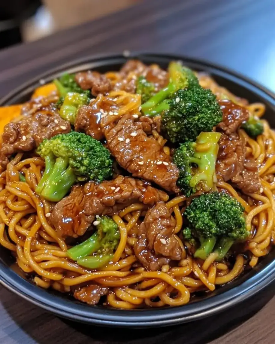 Beef and Broccoli Lo Mein