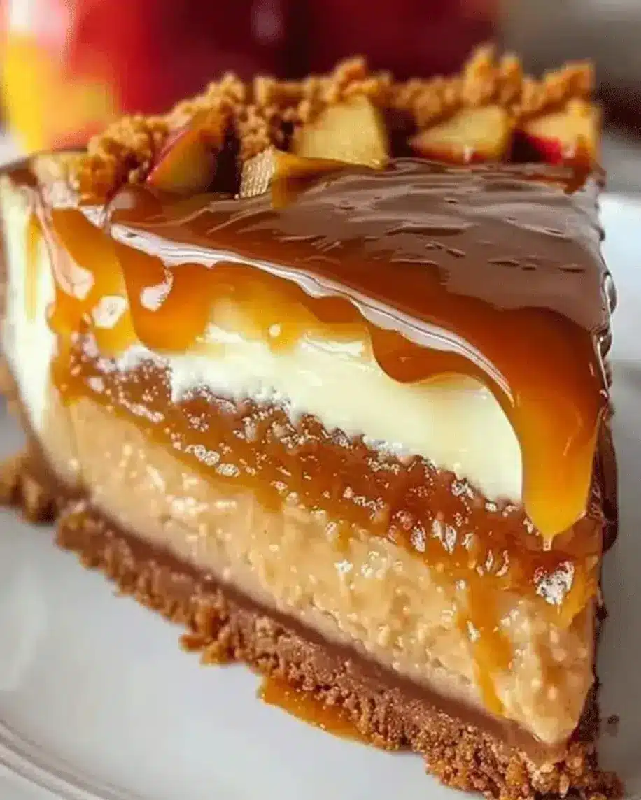 Easy Caramel Apple Cheesecake Recipe