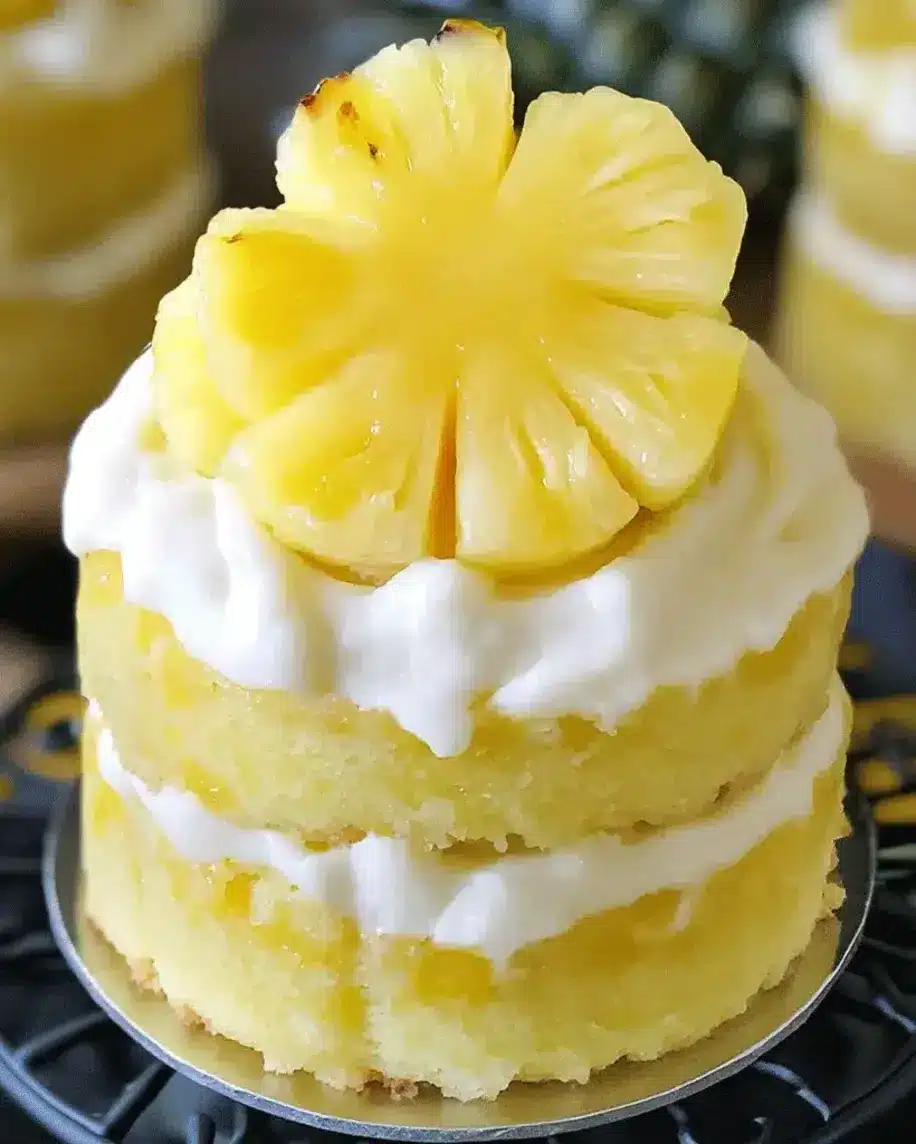 Mini Pineapple Cakes A Tropical Bite Sized Delight