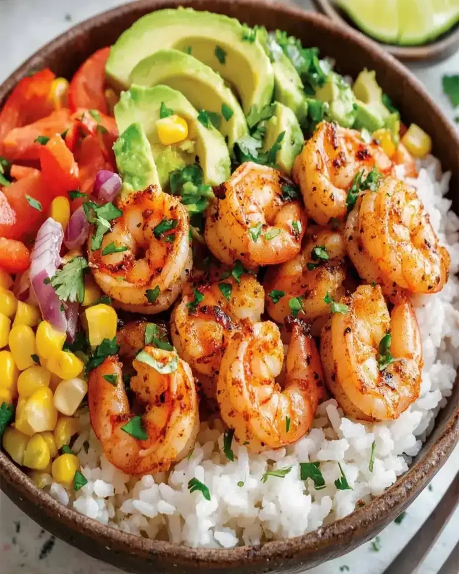 Fiesta Shrimp Rice Bowl Quick Flavorful Easy