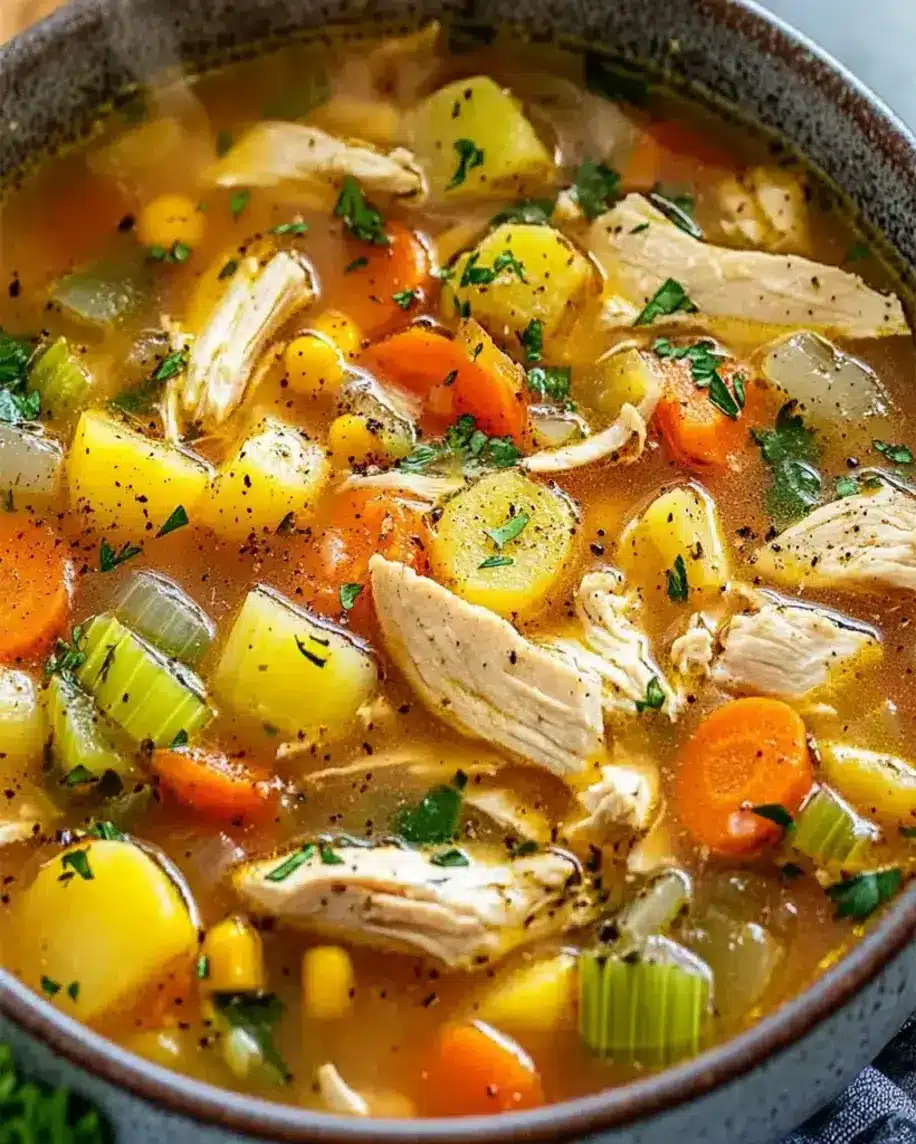 Chicken Vegetable Soup Recipe Hearty Nutritious