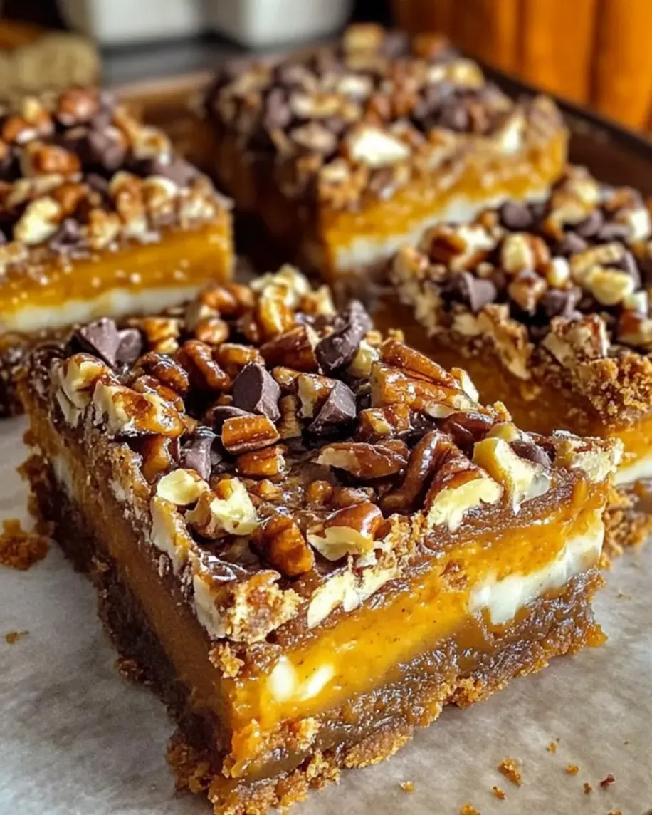 Pumpkin Cheesecake Heaven Bars The Best Fall Dessert