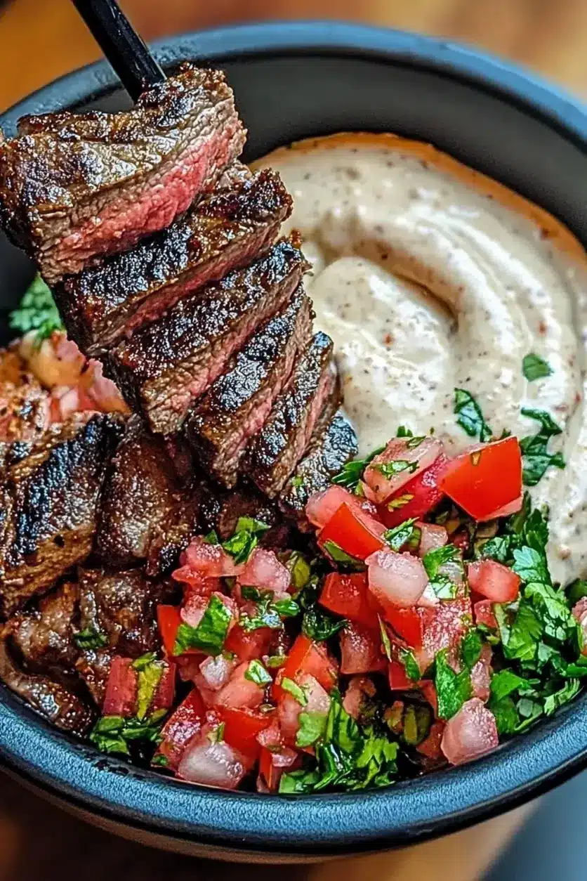 Steak Fajita Bowls with Pico de Gallo