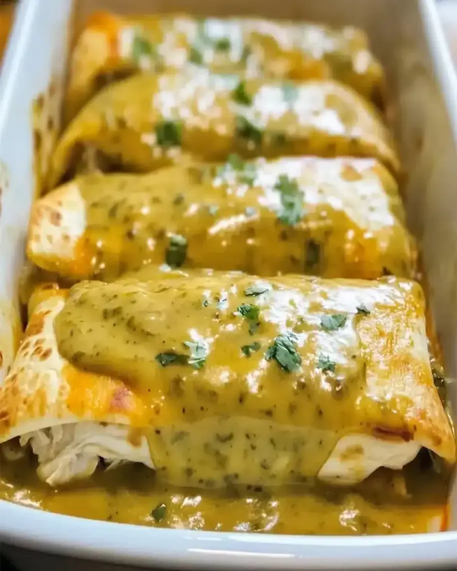 Green Chile Chicken Smothered Burritos Easy Cheesy Comfort Food