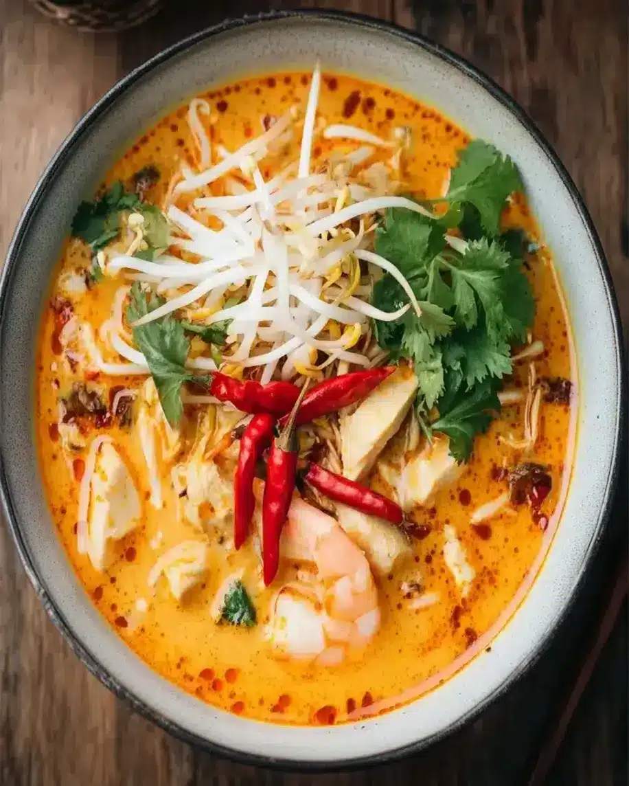 Easy Laksa Recipe Spicy Coconut Curry Soup in 30 Mins