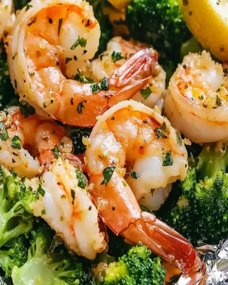 Baked Shrimp Broccoli Foil Packs Easy Flavorful Mess Free