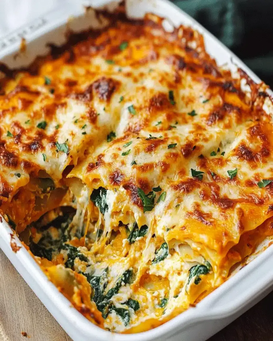 Butternut Squash Spinach Lasagna Creamy Cozy Oh So Delicious