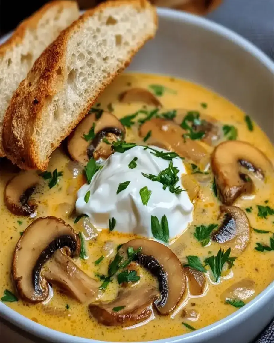 Hungarian Mushroom Soup Recipe Creamy Cozy Comfort in a Bowl