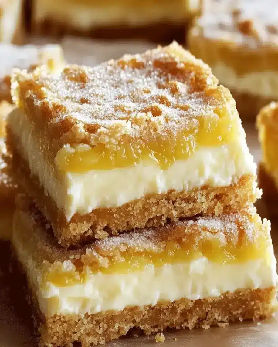 Lemon Cream Cheese Bars Tangy Creamy Irresistible