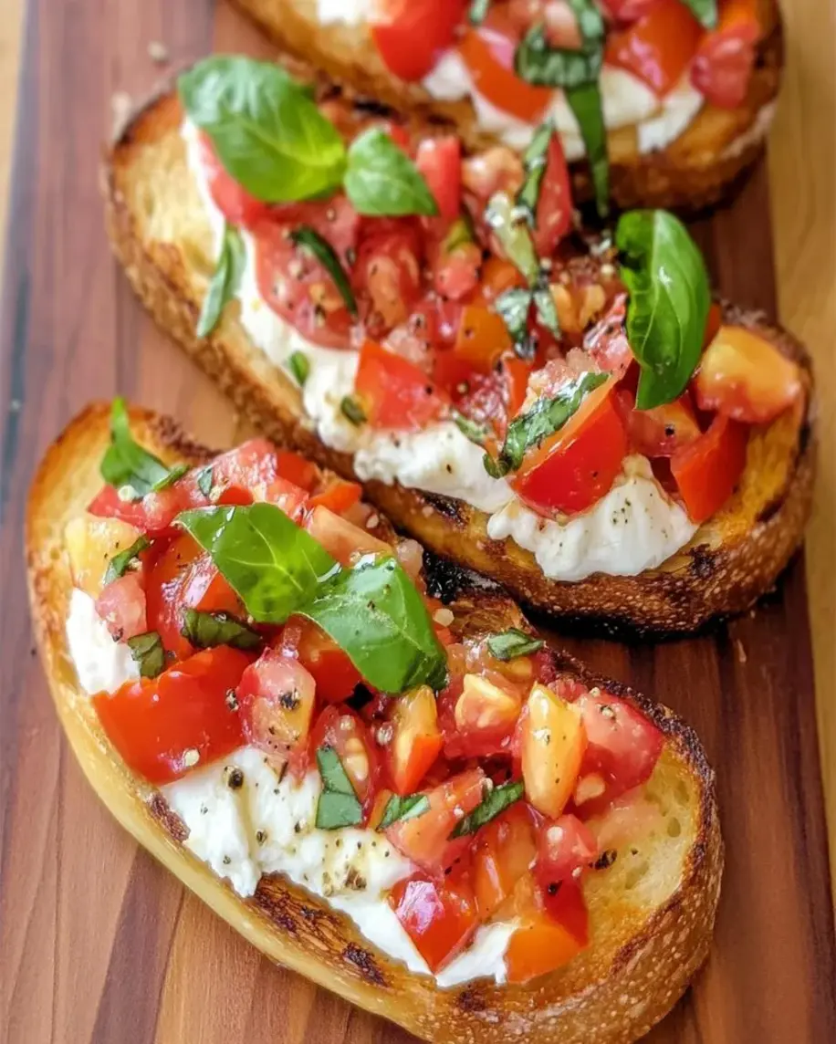 Burrata Bruschetta Recipe The Ultimate Fresh Summer Bite